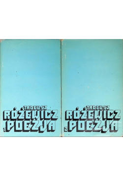 Różewicz Poezja i Teatr Tom 1 i 2