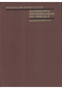 Narzędzia skrawające do metali