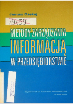 Metody zarządzania informacją w przedsiębiorstwie