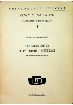 Koncepcja Normy w Psychologii Klinicznej