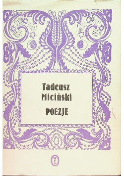 Miciński Poezje