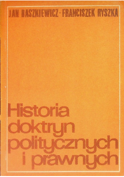 Historia doktryn politycznych i prawnych