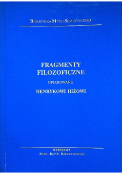 Fragmenty filozoficzne