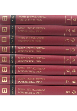 Nowa Encyklopedia Powszechna PWN Tom 1 do 8