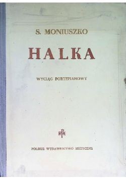Halka Wyciąg fortepianowy
