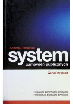 System zamówień publicznych