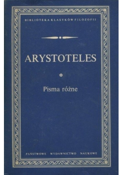 Arystoteles Pisma różne