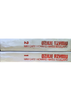 Dzieje Rzymu, Tom I i II