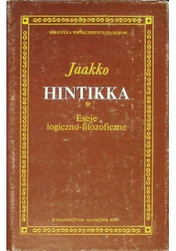 Eseje logiczno filozoficzne