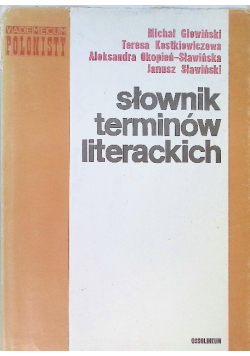 Słownik terminów literackich