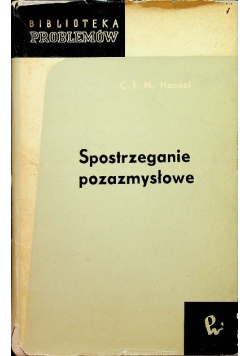 Spostrzeganie pozazmysłowe