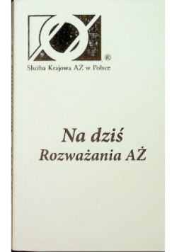 Na dziś rozważania AŻ