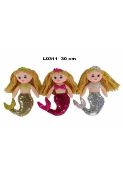 Lalka Syrenka 30cm MIX