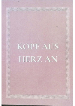 Kopf aus Herz an
