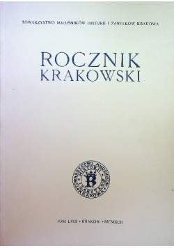 Rocznik Krakowski Tom 58 / 93