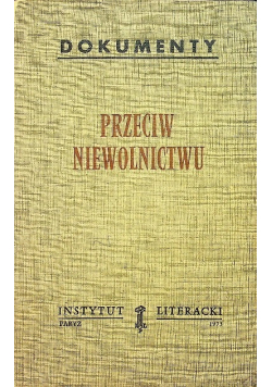 Dokumenty przeciw niewolnictwu