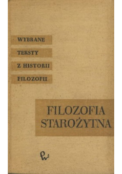 Filozofia Starożytna Grecji i Rzymu
