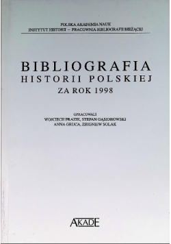 Bibliografia historii polskiej za rok 1998