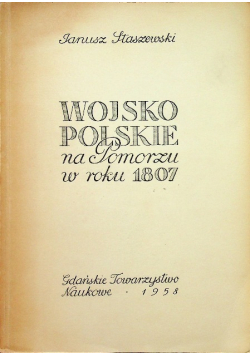 Wojsko polskie na Pomorzu w roku 1807