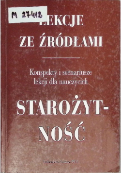Lekcje ze źródłami Starożytność