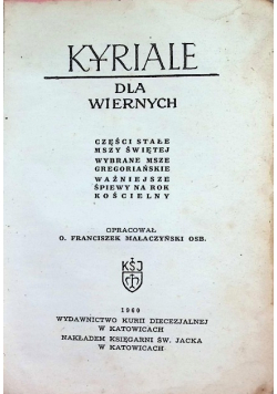 Kyriale dla wiernych 1960 r.