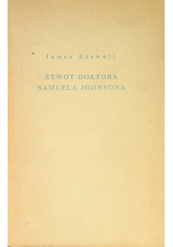 Żywot doktora Samuela Johnsona