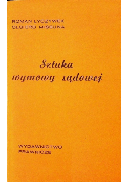 Sztuka wymowy sądowej