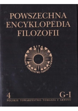 Powszechna Encyklopedia Filozofii Tom 4  G-I