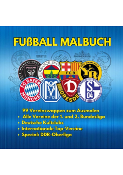 Fussball Malbuch - 99 Vereinswappen