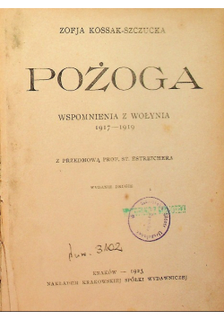 Pożoga 1923 r.