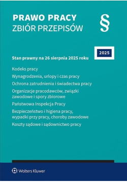 Prawo pracy. Zbiór przepisów