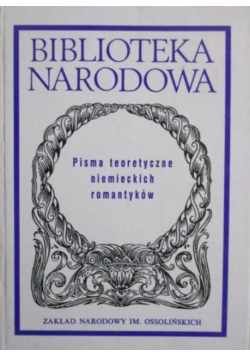 Pisma teoretyczne niemieckich romantyków