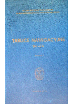Tablice Nawigacyjne TN 74