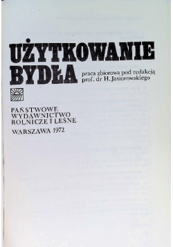 Użytkowanie Bydła