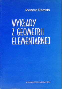 Wykłady z geometrii elementarnej
