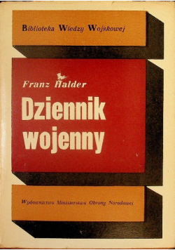 Dziennik wojenny Tom 1