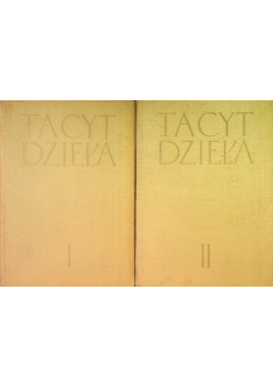 Tacyt Dzieła Tom I i II