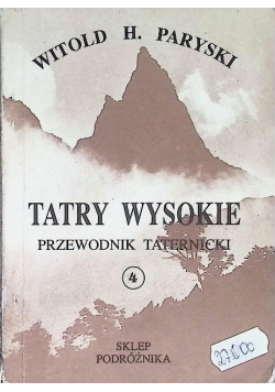 Tatry Wysokie przewodnik Taternicki 2