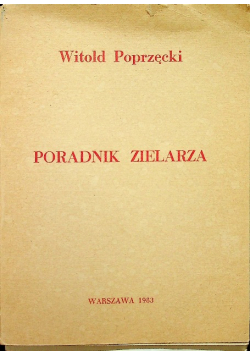 Poradnik Zielarza