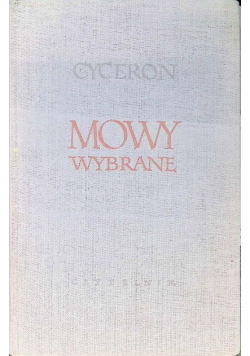 Cyceron Mowy wybrane