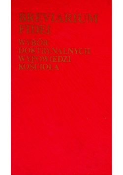 Brevarium fidei wybór doktrynalnych wypowiedzi kościoła