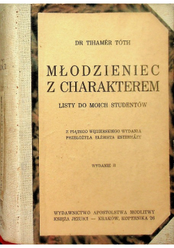 Młodzieniec z charakterem 1937 r.