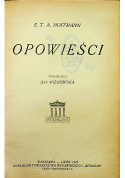 Hoffmann Opowieści 1925 r.