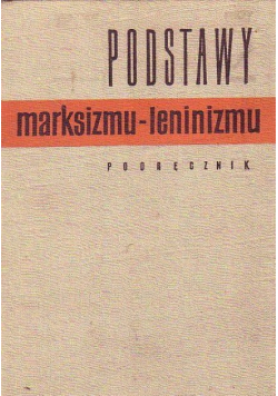 Podstawy marksizmu-leninizmu Podręcznik