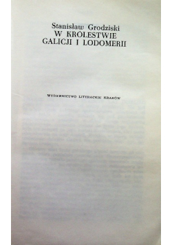 W Królestwie Galicji i Lodomerii