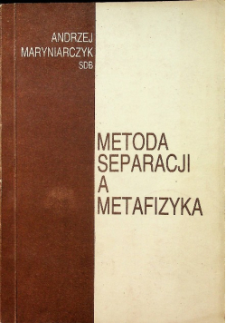 Metoda separacji a metafizyka