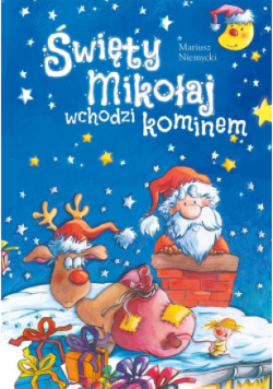Święty Mikołaj wchodzi kominem