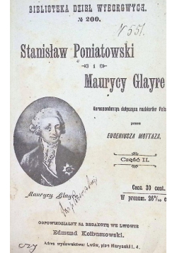 Stanisław Poniatowski i Maurycy Glayre Część 2 1901 r.