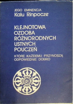Klejnotowa ozdoba różnorodnych ustnych pouczeń