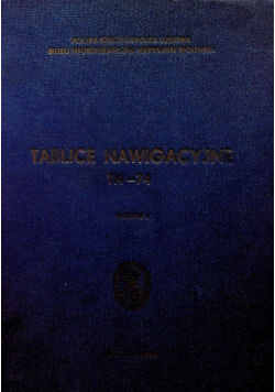 Tablice Nawigacyjne TN 74